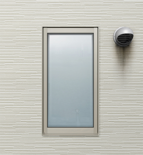 段窓排気ﾌｧﾝ_未使用時 ｼｬｲﾝｸﾞﾚｰ