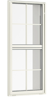 ｻｰﾓｽⅡ-H_上げ下げ窓障子均等ﾀｲﾌﾟ_格子入り ﾜｲﾄﾞﾀｲﾌﾟ ﾌﾟﾚｼｬｽﾎﾜｲﾄP