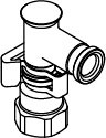 浄水器専用水栓逆止弁継手