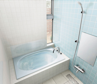 グラスティN浴槽_1300サイズ(1300x750)_和洋折衷タイプ